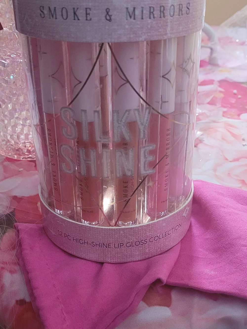 Silky Shine Pink Lip Gloss Set by Smoke & Mirrors